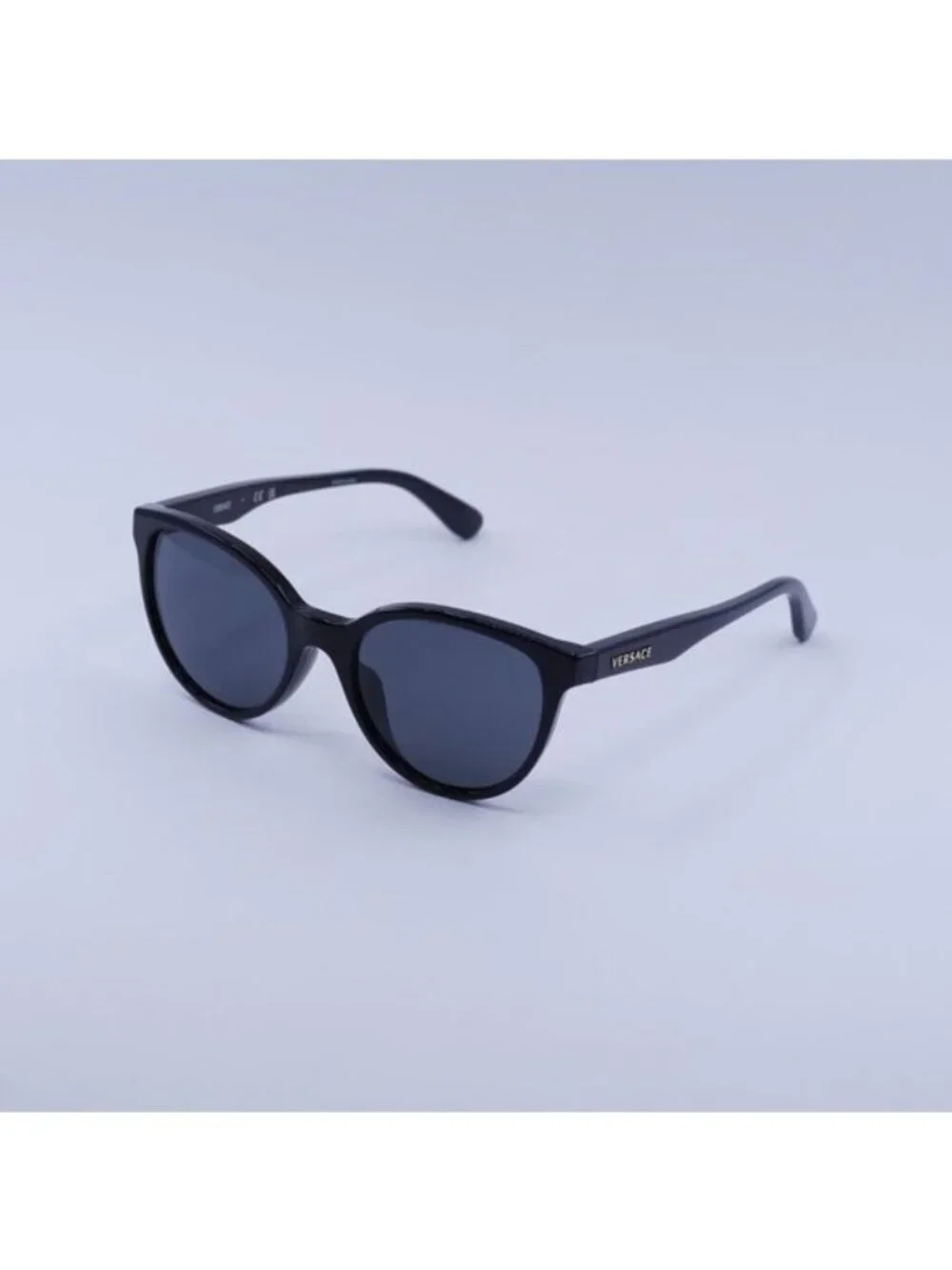 Versace Kids VK4427U GB1/87 Sunglasses Black Cat Eye Frame, Grey Lenses